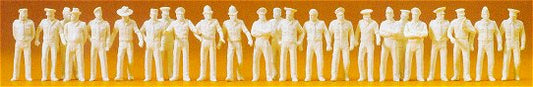 Preiser 72513 1/72 Unpainted Soldiers Summer Uniform (24) (Kit)