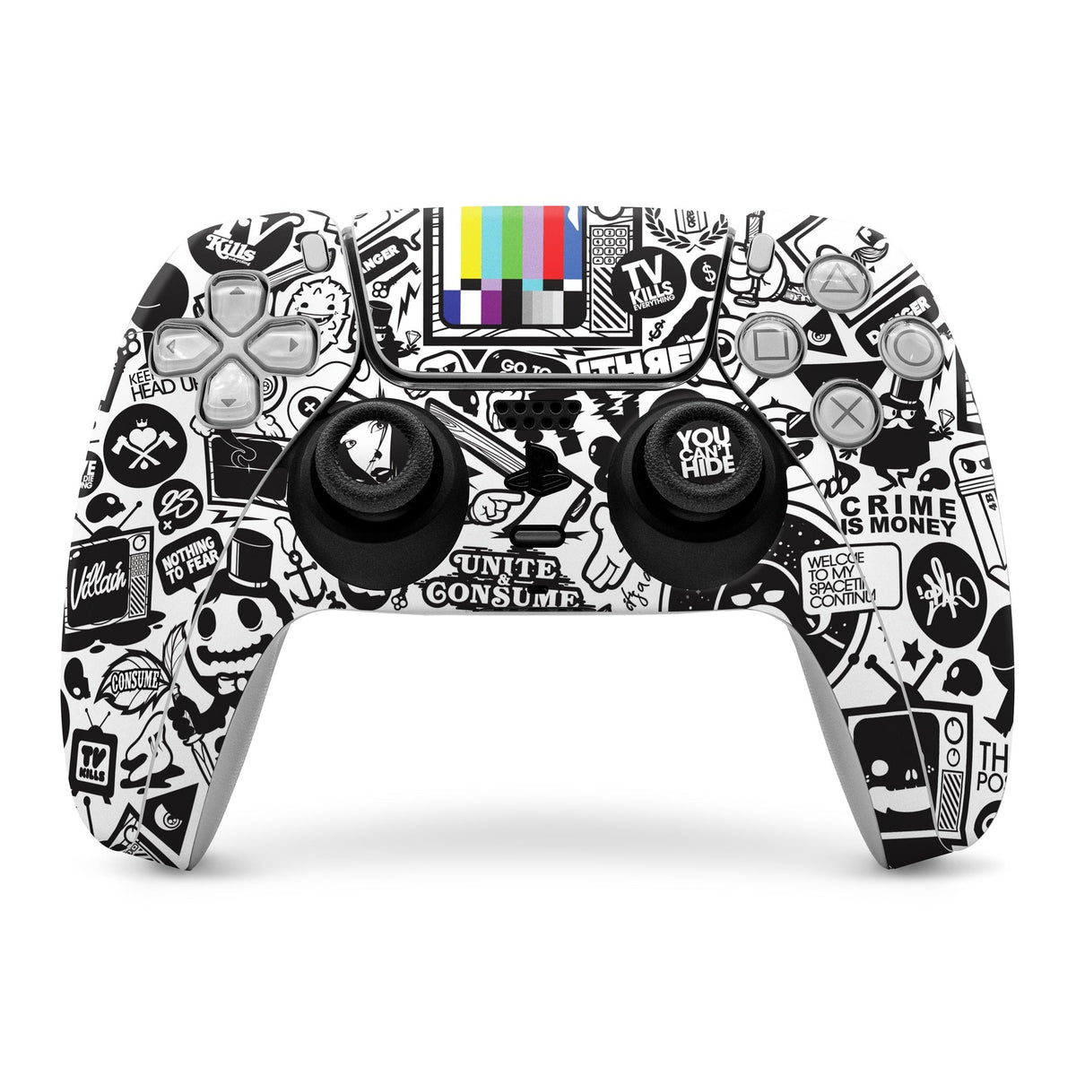TV Kills Everything - Sony PS5 Controller Skin