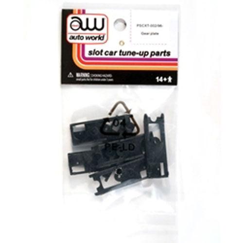 Auto World XTraction Chassis Gear Plate 6PK Ho Slot Car PSCXT-002