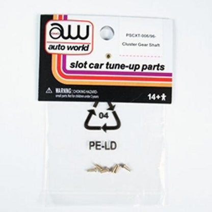 Auto World XTraction Chassis Parts Cluster Gear Shaft Rivet Ho Slot Car PSCXT-006