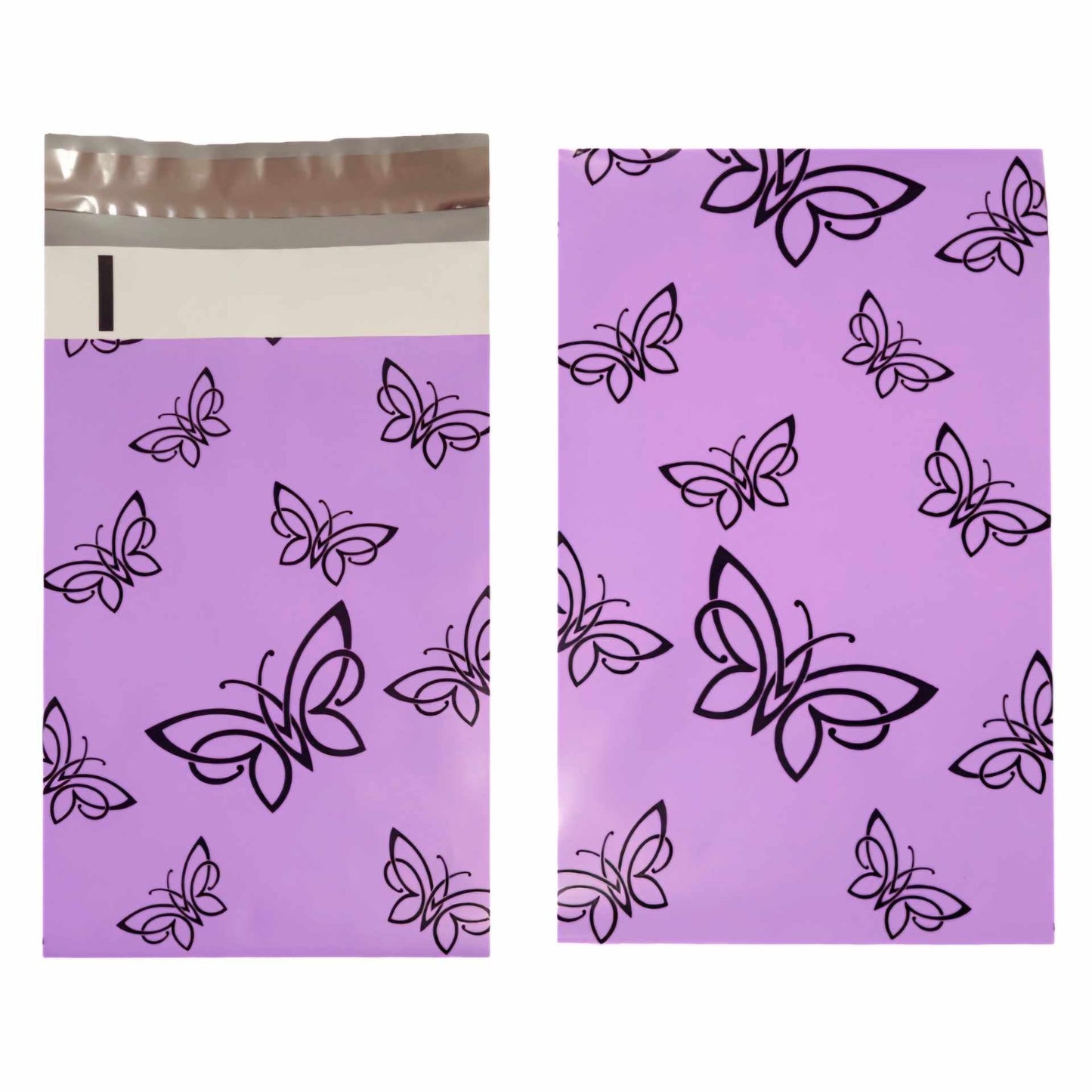 Purple Butterfly Poly Mailers Size 6x9 Shipping Bags Designed By Shipping In Style