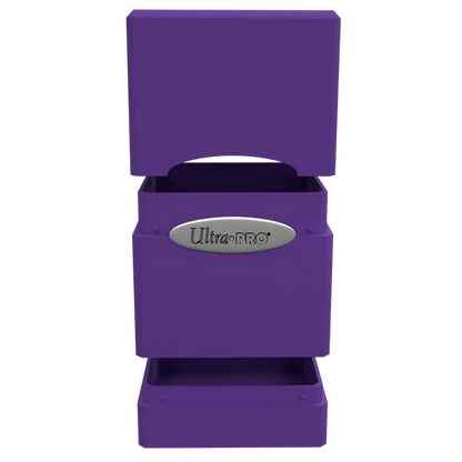 Classic Satin Tower Deck Box (Purple)