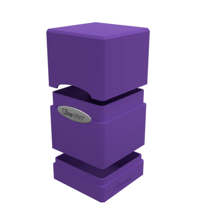 Classic Satin Tower Deck Box (Purple)