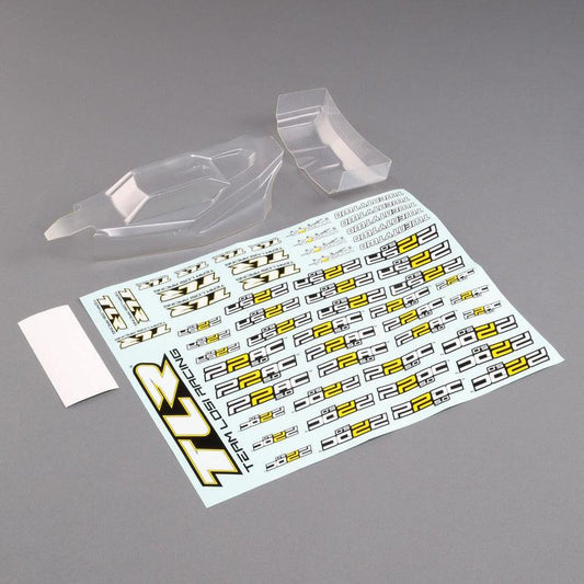 Team Losi Racing TLR230013  Ultra Lightweight Body & Wing Clear 22 5.0 Car/Truck