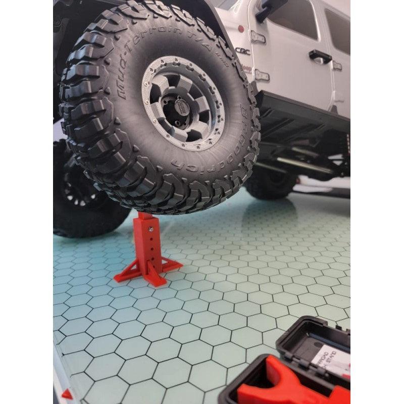 Exclusive RC ERC-6-1134 Offroad Jack Stands (With Case)