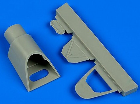 Quickboost 48637 1/48 Bf109G Opened Cockpit Rear Bulkhead Eq MW50 or GM1 for EDU (D)