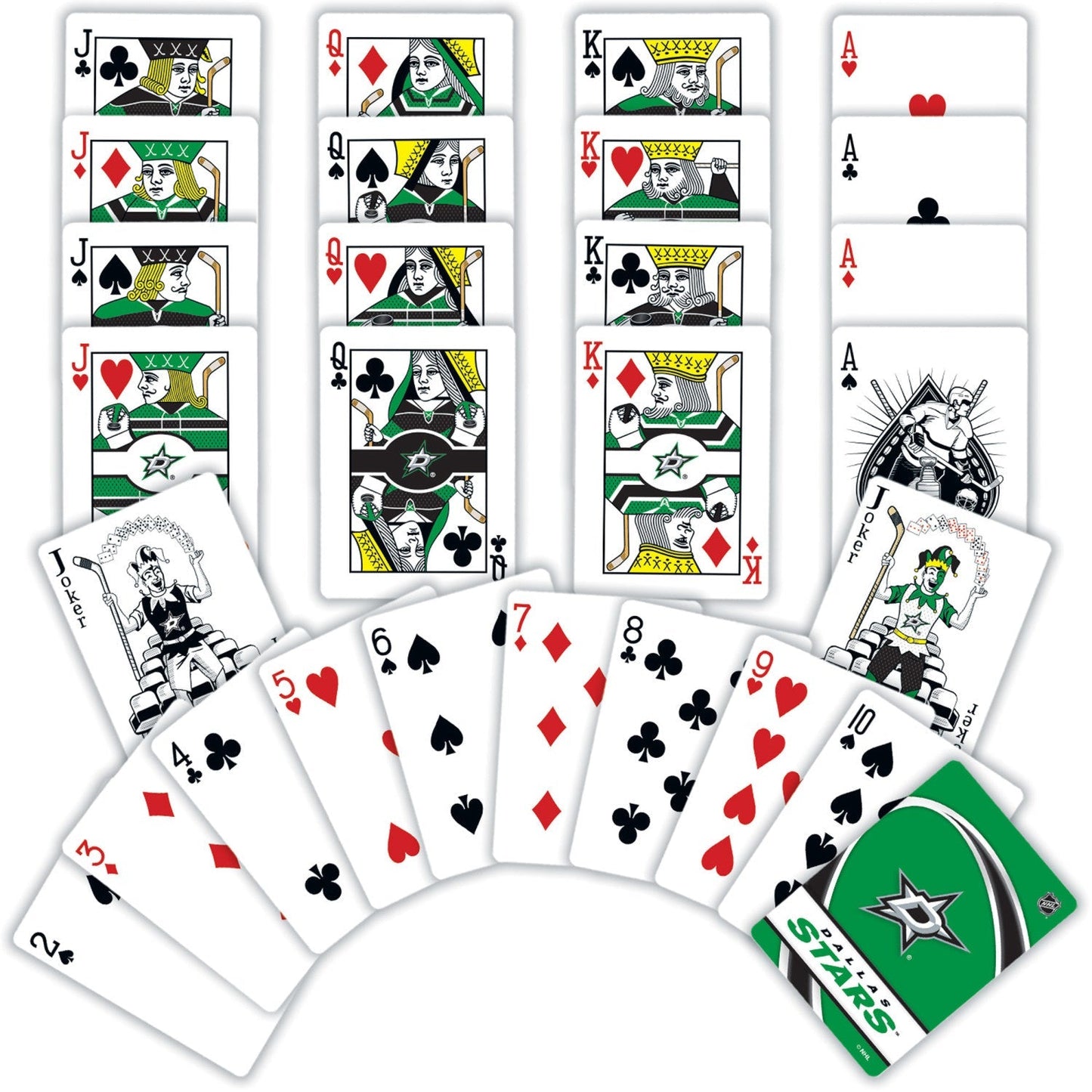 Dallas Stars Playing Cards - 54 Card Deck by MasterPieces Puzzle Company INC