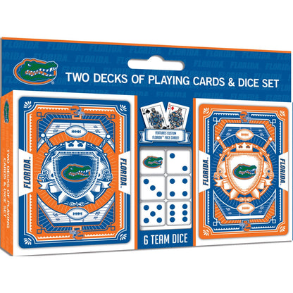 Florida Gators - 2-Pack Playing Cards & Dice Set by MasterPieces Puzzle Company INC