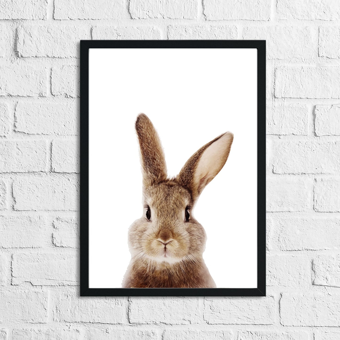 Rabbit Animal Woodlands Nursery Children's Room Wall Decor Print by WinsterCreations™ Official Store