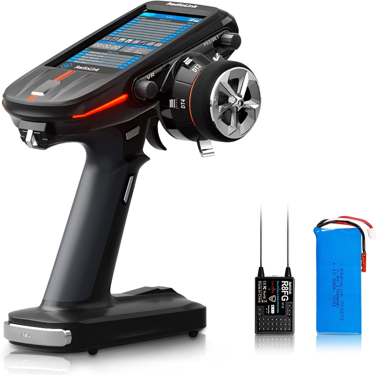 Radiolink RC8X 8 Channels 2.4Ghz RC Transmitter / Radio W R8FG Gyro Receiver ( SEE NOTE )