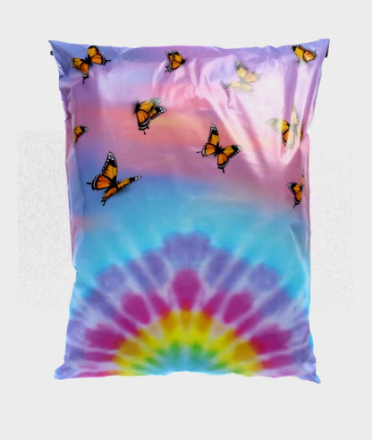 Rainbow Butterfly Poly Mailers Size 19x24 Colorful Shipping Bags