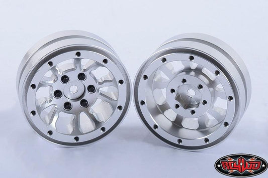 RC4WD Z-W0179 Silver 1.9 Universal Beadlock Wheel (D2) (2)