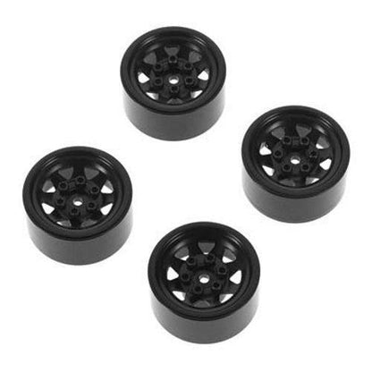 RC4WD Z-W0229 Stamped Steel 1.0" Stock Beadlock Wheels (Black) Gelande II