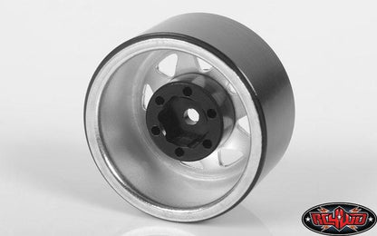 RC4WD Z-W0263 Stamped Steel 1.0" Stock Beadlock Wheels (Chrome) Gelande II