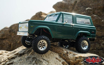 RC4WD Z-W0263 Stamped Steel 1.0" Stock Beadlock Wheels (Chrome) Gelande II