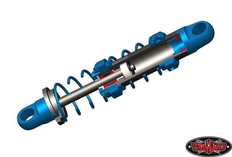 Rc4wd D0037 King Off-Road Scale Dual Spring Shocks (70mm)