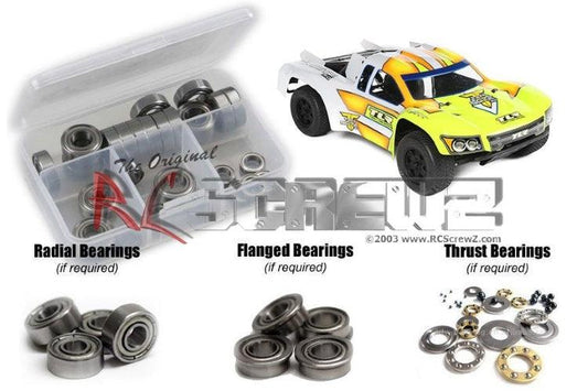 RCScrewz LOS094B Metal Shielded Bearings Kit Losi TEN-SCTE For Losi Kit TLR03008