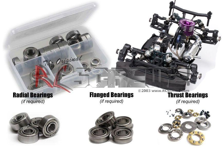 RCScrewz mug032b Mugen Seiki MGT7 Nitro Metal Shielded Bearings