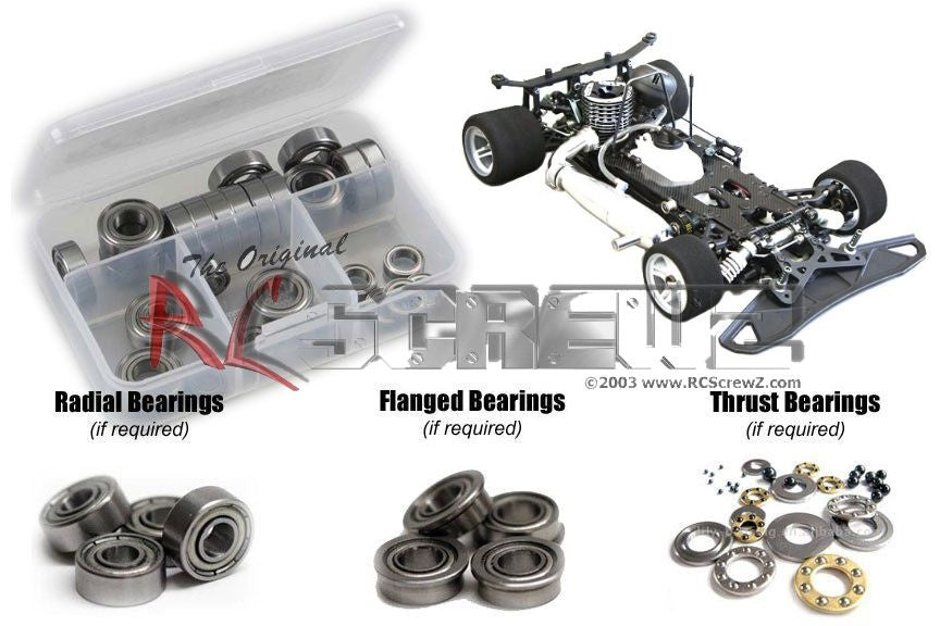 RCScrewz mug036b Mugen Seiki MRX6 Onroad Metal Shielded Bearings