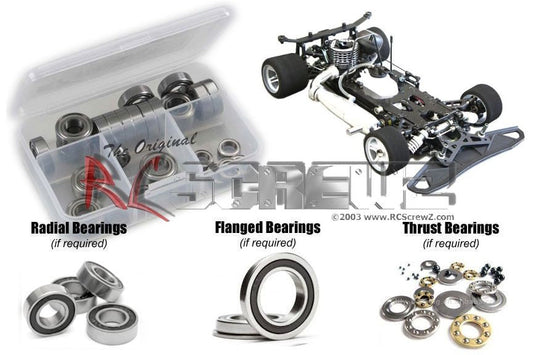 RCScrewz mug036R Mugen Seiki MRX6 Onroad Rubber Shielded Bearings