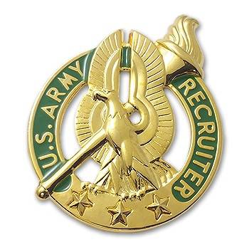 US Army Recruiting / Recruiter Senior STA-BRITE® Pin-on Badge