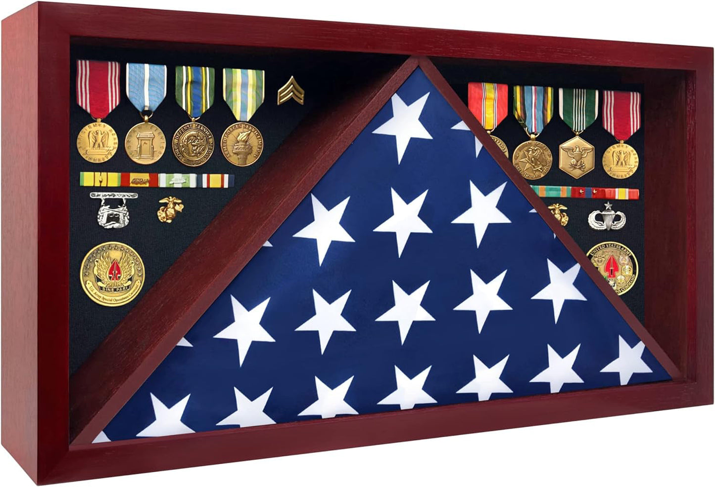 Flag Connections Rectangle Flag Medal Case Medal flag Frame