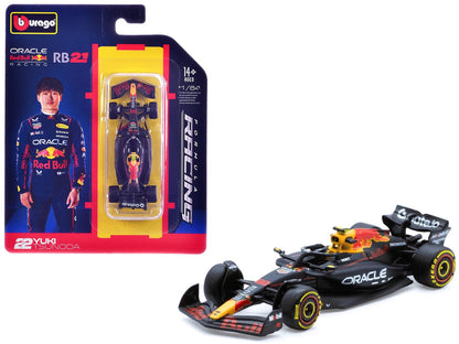 Red Bull Racing RB21 #22 Yuki Tsunoda Formula One F1 World Championship (2025) "Formula Racing" Series 1/64 Diecast Model Car by Bburago  free shipping USA