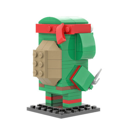 Red Turtle Brick Building Set - Custom Building Set - Made Using LEGO® Parts