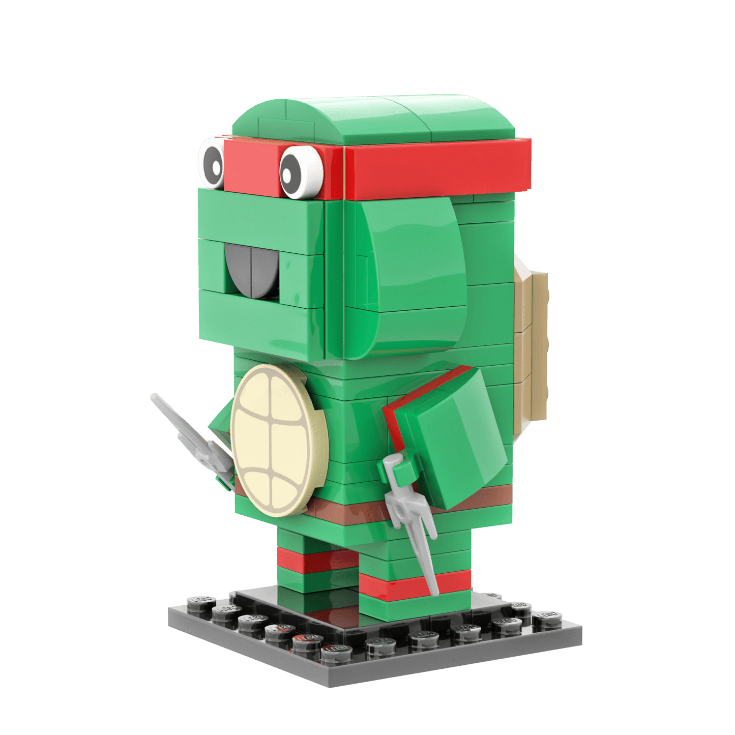 Red Turtle Brick Building Set - Custom Building Set - Made Using LEGO® Parts