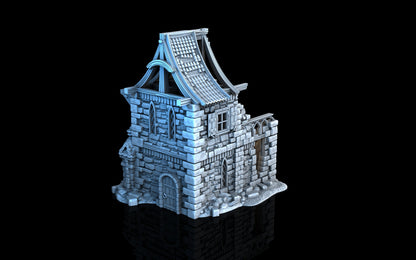 Adrian-3DP4U - House Ruins - 28mm