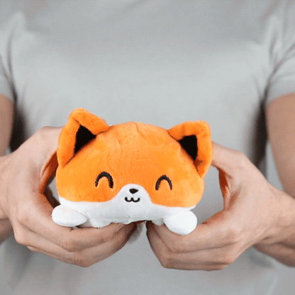TeeTurtle Reversible Fox: Rainbow (Mini)