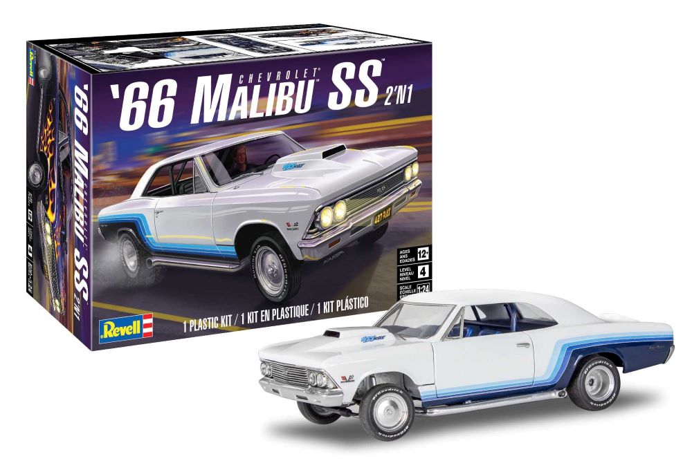Revell 4520 1/24 1966 Chevrolet Malibu SS (2 in 1)
