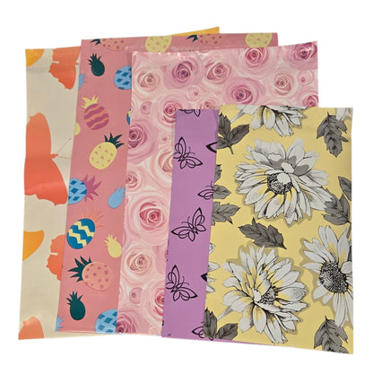 Spring Bundle Poly Mailers 30 Piece Variety of 4 different Sizes 6x9, 7.5x10.5, 9x12, 10x13 Shipping Bags Supplies