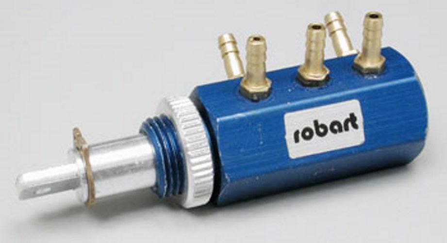 Robart 167 2 Position 5 Port Air-Control Valve (Blue)