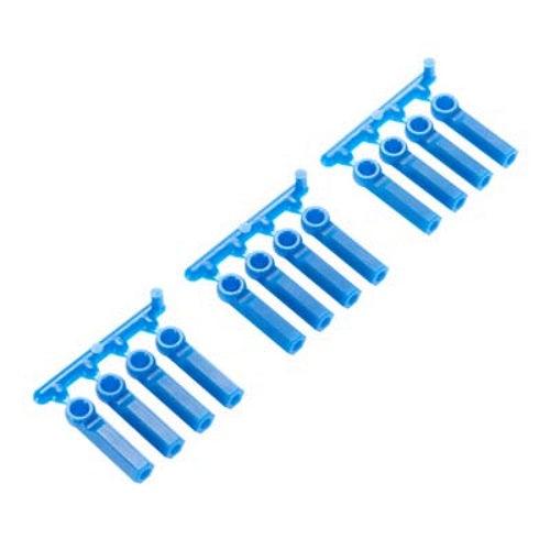RPM 73395 Heavy Duty Long Shank Rod Ends Blue (12) For 4-40