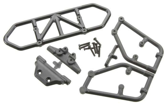 RPM 80122  Rear Bumper Black Traxxas Slash 4X4