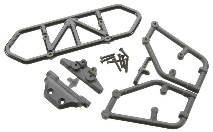 RPM 80122  Rear Bumper Black Traxxas Slash 4X4