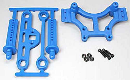 RPM 80165 Shock Tower w/Body Mount Blue Traxxas E-Maxx T-Maxx