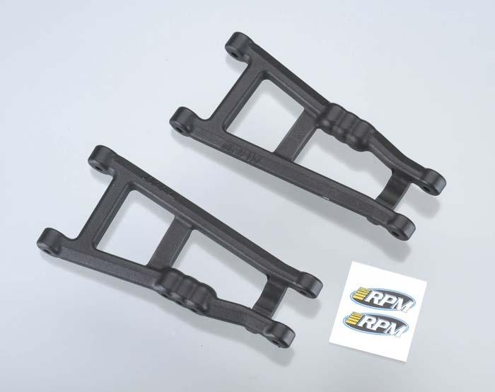 RPM 80182 Rear A-Arms Black (2) Traxxas Rustler/Stampede