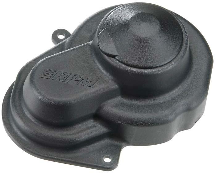 RPM 80522 Gear Cover Black XL-5/VXL Traxxas Bandit Rustler Stampede Slash