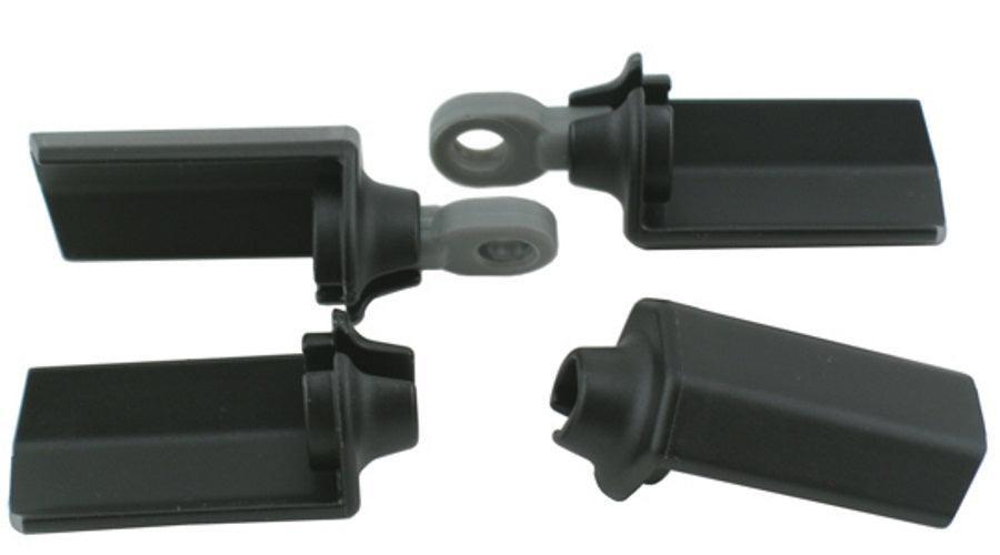 RPM 80572 Black Shock Shaft Guards Associated 1/10th Shocks SC10 T4 B4 GT2