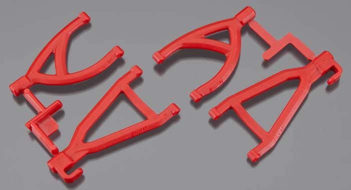RPM 80609 Rear Upper & Lower A-Arm Set Red Traxxas 1/16 E-Revo