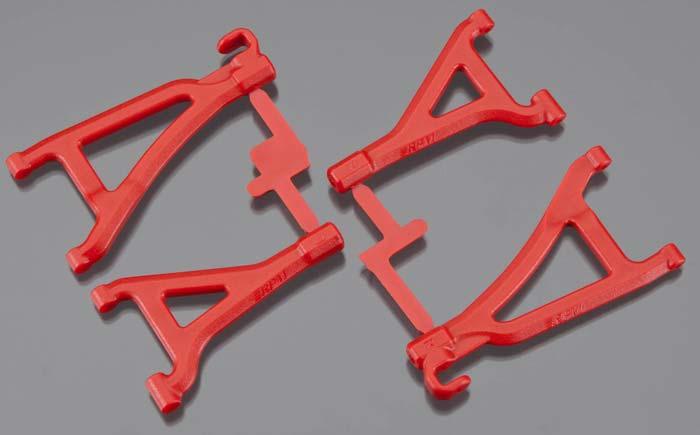RPM 80699 Front Upper & Lower A-Arm Set Red Traxxas 1/16 E-Revo