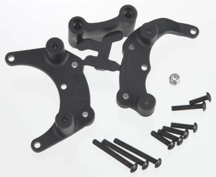 RPM 80902 Rear Bumper Mount Black Traxxas Slash Bandit Rustler