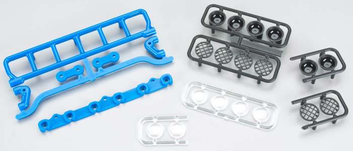 RPM 80925 Roof Mount Light Bar Set Blue Traxxas Slash 4X4 Nitro Slash