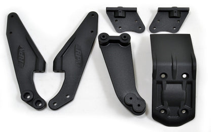 RPM 81592 HD v2 Wing Mounts Black ARRMA Kraton 6S EXB v2