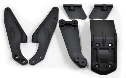 RPM 81592 HD v2 Wing Mounts Black ARRMA Kraton 6S EXB v2