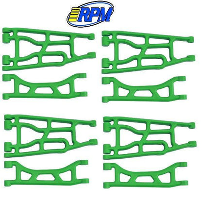 Traxxas X-Maxx RPM A-Arm Set Front Rear Upper Lower Suspension Arms Green