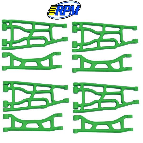 Traxxas X-Maxx RPM A-Arm Set Front Rear Upper Lower Suspension Arms Green