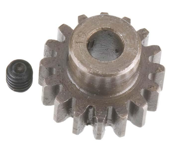 Robinson Racing 1216 Extra Hard Steel Mod 1 Pinion Gear w/5mm Bore 16T